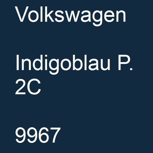 Volkswagen, Indigoblau P. 2C, 9967.